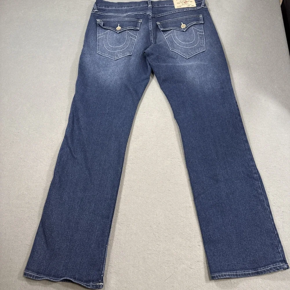 JEANS RELAXED STRAIGHT True Religion MENS 32X33 Ricky Flap SN Pocket